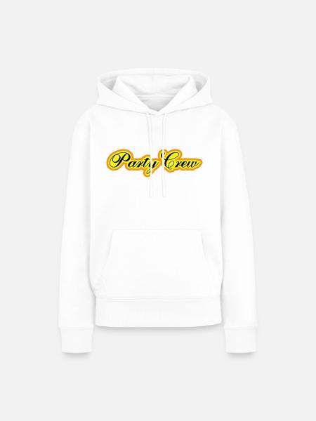 Party Crew - Frauen Premium Bio Hoodie - Weiß
