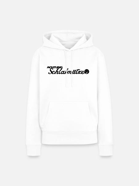 Schlafmütze - Frauen Premium Bio Hoodie - Weiß