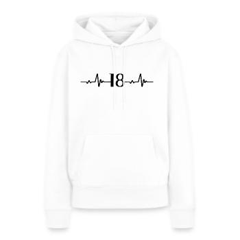 18 birthday heartbeat ecg - Women’s Premium Organic Hoodie - white - Front - Julia (174cm)
