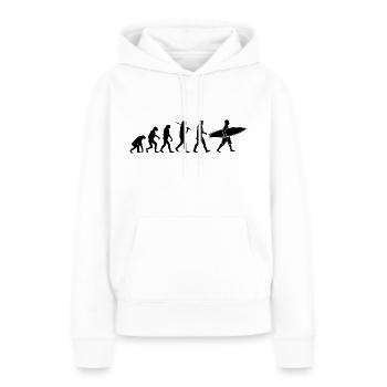 Wassersport - Frauen Premium Bio Hoodie - Weiß - Vorne - Julia (174cm)