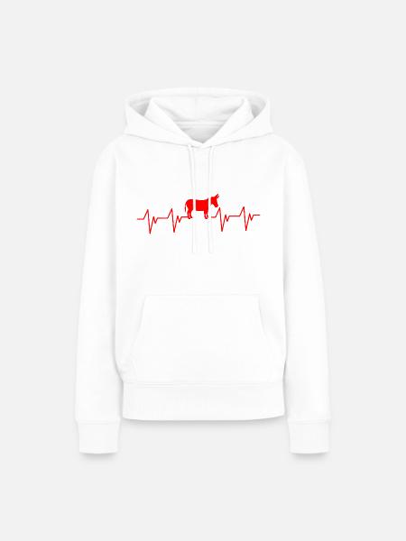 Donkey Esel - Frauen Premium Bio Hoodie - Weiß