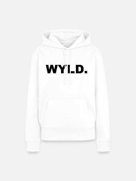 Jugendwort wyld - Frauen Premium Bio Hoodie - Weiß