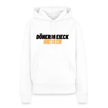 Dönerdreieck Gießen - Frauen Premium Bio Hoodie - Weiß - Vorne - Julia (174cm)