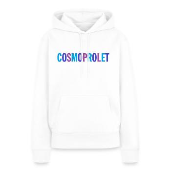 CosmoProlet Blue Blue Purple - Frauen Premium Bio Hoodie - Weiß - Vorne - Julia (174cm)