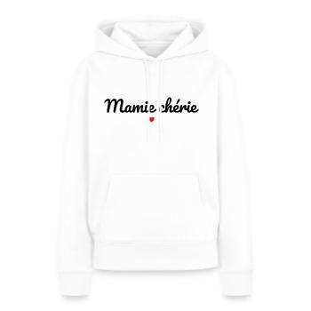 Geliebte Mutter - Frauen Premium Bio Hoodie - Weiß - Vorne - Julia (174cm)