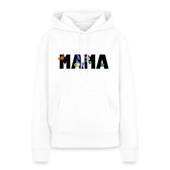 Mama - Women’s Premium Organic Hoodie - white - Front - Julia (174cm)