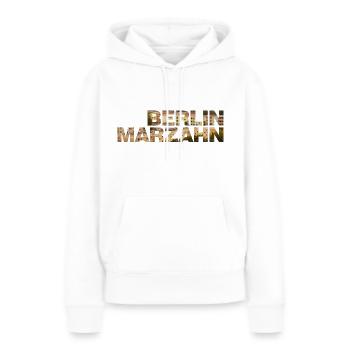 Berlin Marzahn - Sweat à capuche Premium bio Femme - blanc - Devant - Julia (174cm)