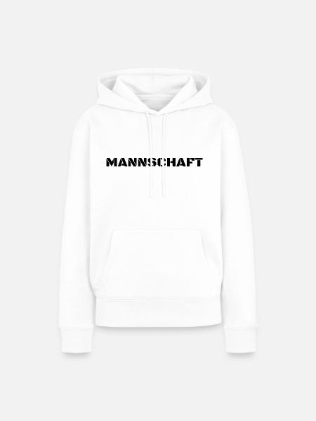 MANNSCHAFT - Frauen Premium Bio Hoodie - Weiß