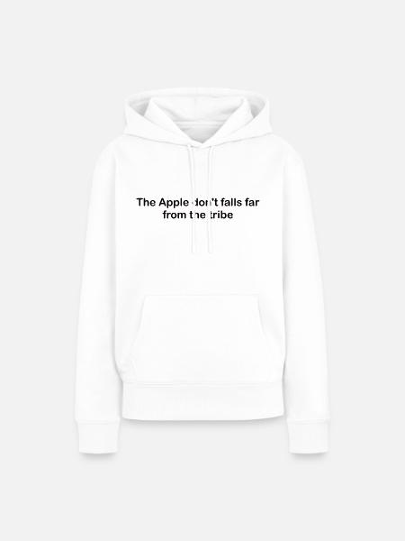 Der Apfel - Frauen Premium Bio Hoodie - Weiß