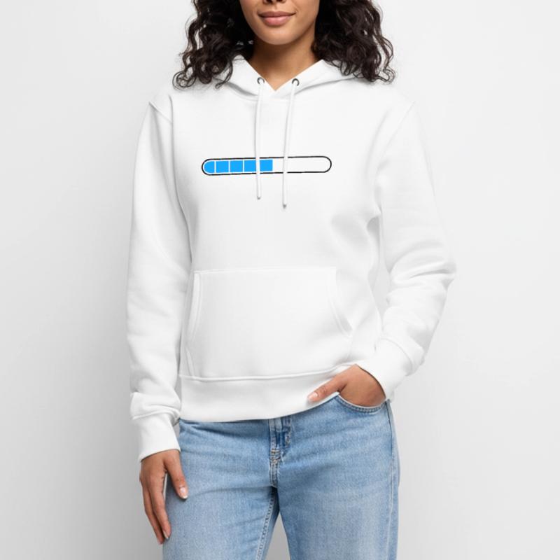 Universal loading icon without text Women’s Premium Organic Hoodie