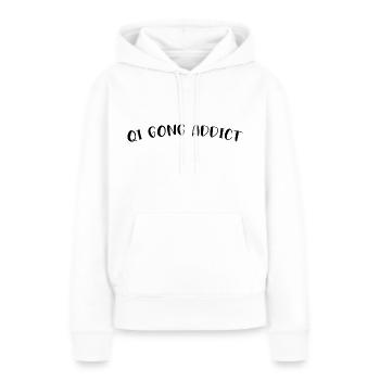 Men's qi gong T-shirt - Women’s Premium Organic Hoodie - white - Front - Julia (174cm)