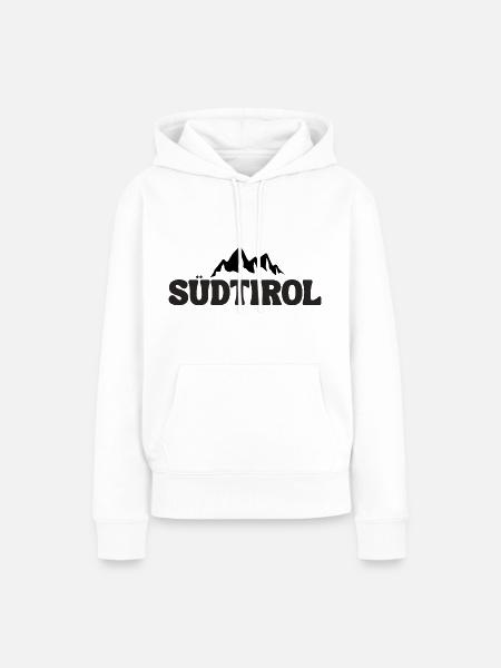 Südtirol - Frauen Premium Bio Hoodie - Weiß