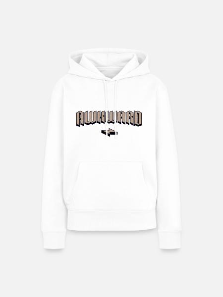 Unbeholfen - Unbeholfen - Frauen Premium Bio Hoodie - Weiß
