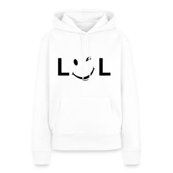 LOL Unisex - Frauen Premium Bio Hoodie - Weiß - Vorne - Julia (174cm)