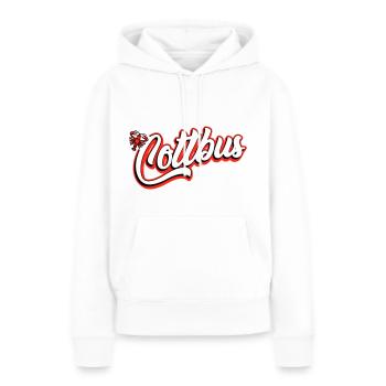 Cottbus Brandenburg - Frauen Premium Bio Hoodie - Weiß - Vorne - Julia (174cm)