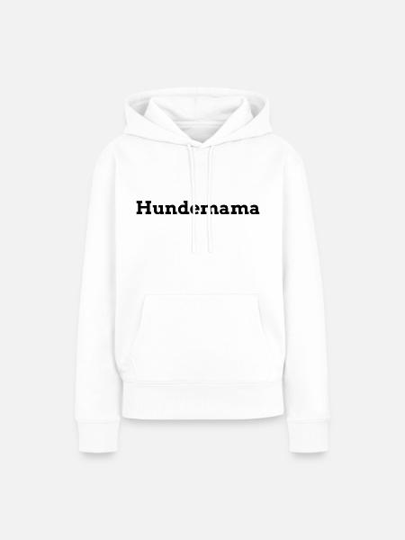 Hundemama - Frauen Premium Bio Hoodie - Weiß
