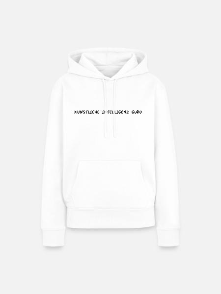Künstliche Intelligenz Guru - Frauen Premium Bio Hoodie - Weiß