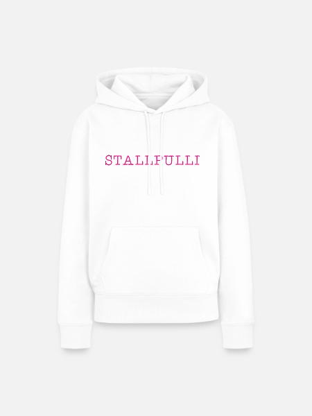Stallpulli - Pferdestall - Stall - Pferd - Pferde - Frauen Premium Bio Hoodie - Weiß