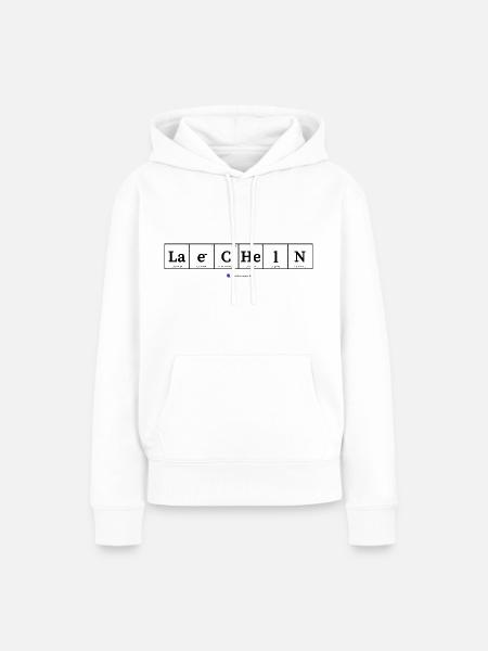 laecheln (helle Stoffe) - Frauen Premium Bio Hoodie - Weiß
