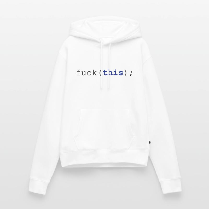 Javascript baise (ça); Sweat à capuche Premium bio Femme