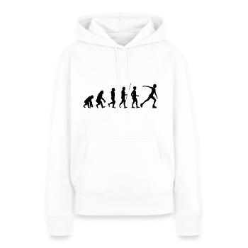 Figure Skating Evolution Figure Skater black - Women’s Premium Organic Hoodie - white - Front - Julia (174cm)