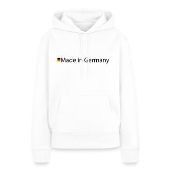 made in germany - Frauen Premium Bio Hoodie - Weiß - Vorne - Julia (174cm)