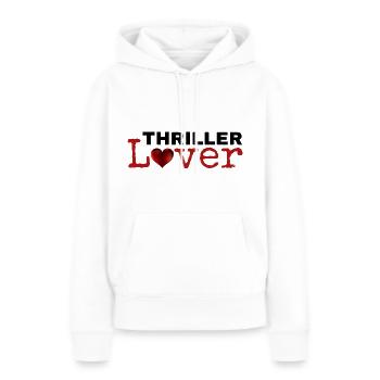Thriller Lover - Frauen Premium Bio Hoodie - Weiß - Vorne - Julia (174cm)