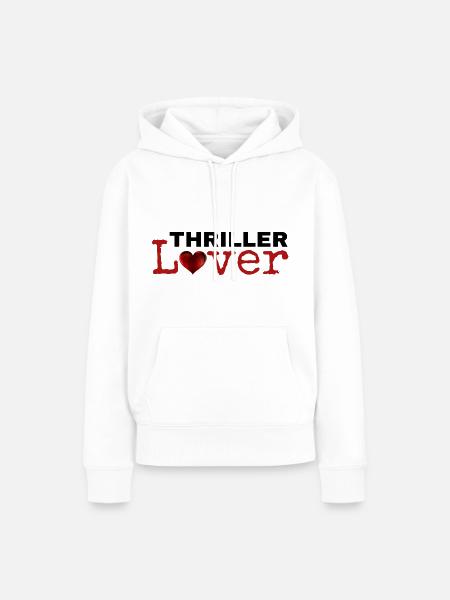 Thriller Lover - Frauen Premium Bio Hoodie - Weiß