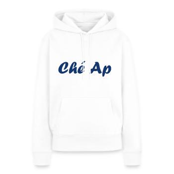 Ché ap - Sweat à capuche Premium bio Femme - blanc - Devant - Julia (174cm)