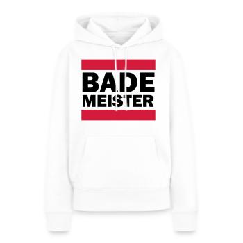 Bademeister - Frauen Premium Bio Hoodie - Weiß - Vorne - Julia (174cm)