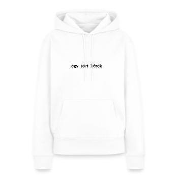 Ein Bier bitte auf Ungarisch - Frauen Premium Bio Hoodie - Weiß - Vorne - Julia (174cm)