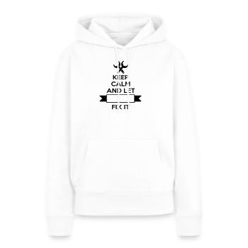 Mechaniker - Frauen Premium Bio Hoodie - Weiß - Vorne - Julia (174cm)