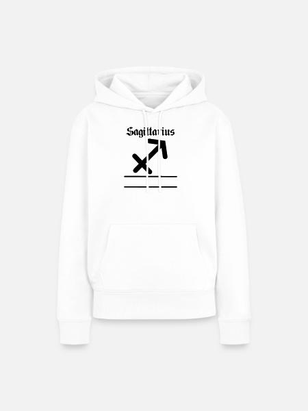 Schütze Namensbanner Schütze - Frauen Premium Bio Hoodie - Weiß