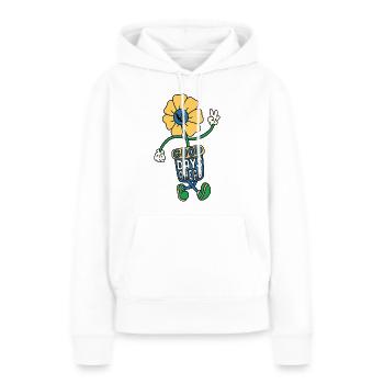 good days - Women’s Premium Organic Hoodie - white - Front - Julia (174cm)