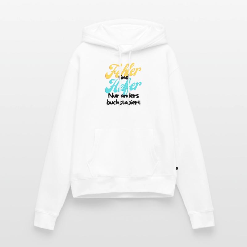 Fehler Helfer Gradient Script Frauen Premium Bio Hoodie