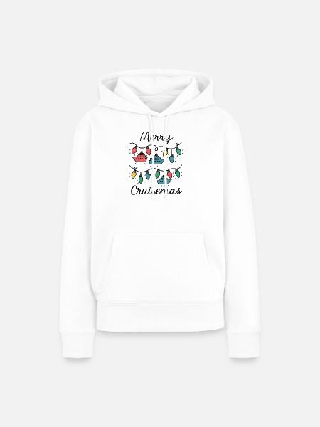 Merry Cruisemas Weihnachten Kreuzfahrt - Frauen Premium Bio Hoodie - Weiß