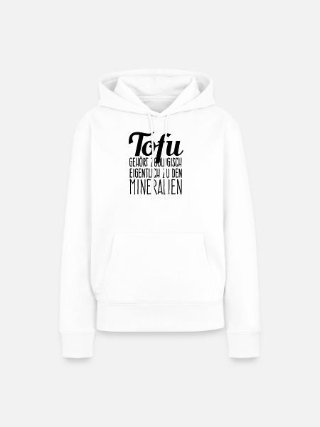 Tofu zoologisch - Frauen Premium Bio Hoodie - Weiß