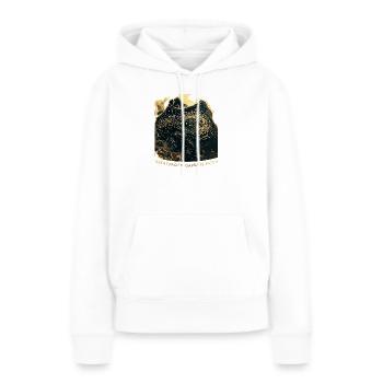 Zone de déchets du Pacifique - Sweat à capuche Premium bio Femme - blanc - Devant - Julia (174cm)