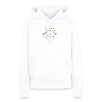 Boho sun and sea - Women’s Premium Organic Hoodie - white - Front - Julia (174cm)