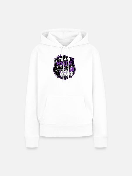 Team Bride Streetwear Squad Edition - Frauen Premium Bio Hoodie - Weiß