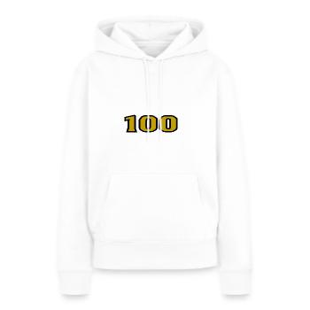 ALLES GUTE ZUM GEBURTSTAG. ALLES GUTE ZUM GEBURTSTAG. JAHRESTAG. - Frauen Premium Bio Hoodie - Weiß - Vorne - Julia (174cm)