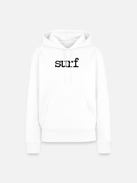 Brandung - Frauen Premium Bio Hoodie - Weiß