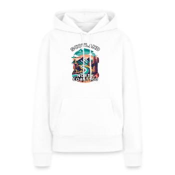 scotland nc500 - Women’s Premium Organic Hoodie - white - Front - Julia (174cm)