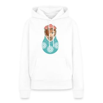 Matryoshka Julia - Women’s Premium Organic Hoodie - white - Front - Julia (174cm)