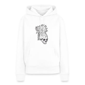 Insidious // Skull // Illustration - Frauen Premium Bio Hoodie - Weiß - Vorne - Julia (174cm)
