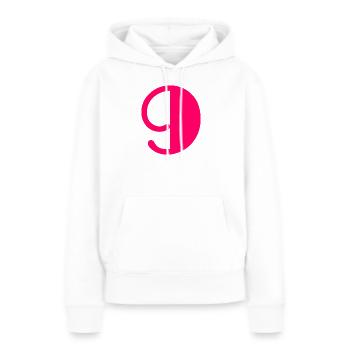 9. ALLES GUTE ZUM GEBURTSTAG. ALLES GUTE ZUM GEBURTSTAG! - Frauen Premium Bio Hoodie - Weiß - Vorne - Julia (174cm)