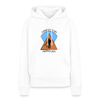 Ramoneur Ramoneur Ramoneur - Sweat à capuche Premium bio Femme - blanc - Devant - Julia (174cm)