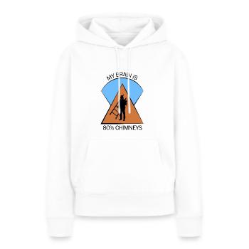 Ramoneur Ramoneur Ramoneur - Sweat à capuche Premium bio Femme - blanc - Devant - Julia (174cm)