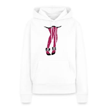 Fille - Talons - talons hauts - chaussures - - Sweat à capuche Premium bio Femme - blanc - Devant - Julia (174cm)
