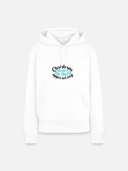 Weihnachtszeit - Frauen Premium Bio Hoodie - Weiß